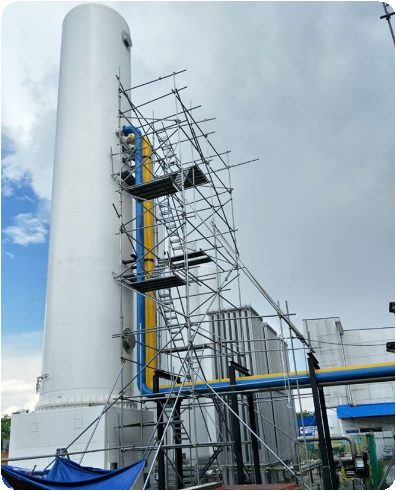 Nitrogen plant mechanical piping works