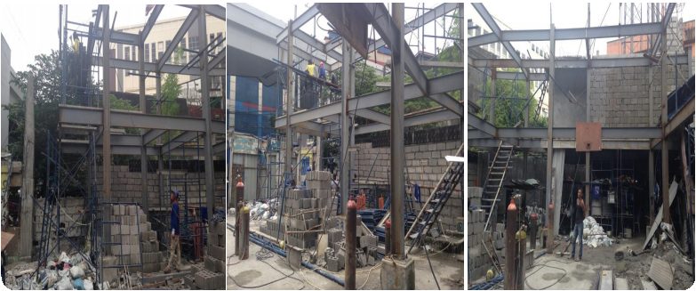 Four-storey dormitory building steel structure